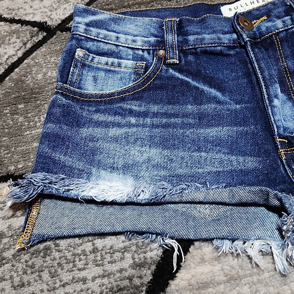 BULLHEAD DENIM CO. SLOUCHY RAW-EDGE DENIM JEAN SIZE 3 - Picture 5 of 11